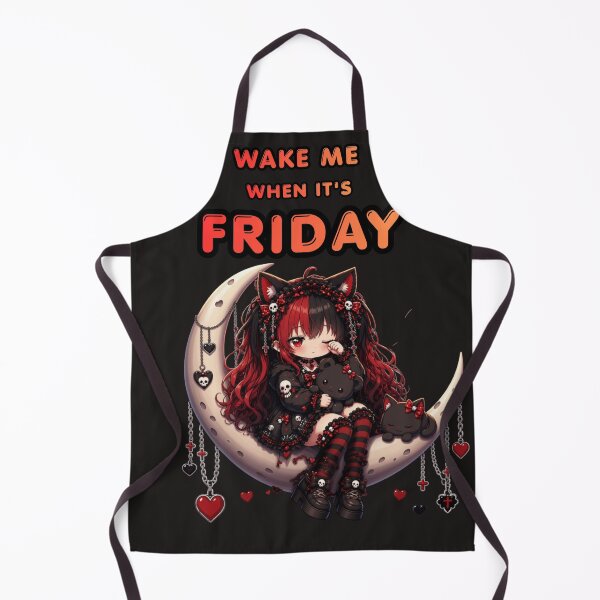 Artikelvorschau, Revy Funny Gothic Anime Wake Me When Its Friday entworfen und verkauft von Revyra.