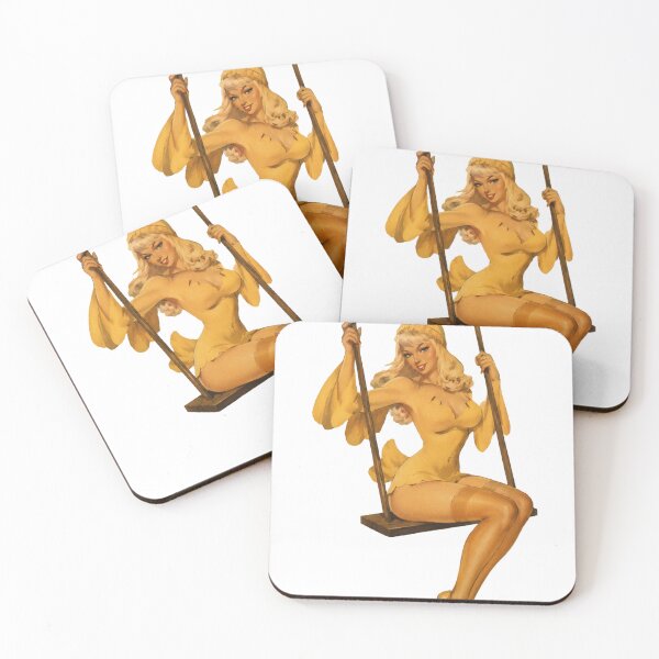 Item preview, Cute Yellow Bird Pin-Up – Vintage Cartoon Inspired Retro Glamour Art designed and sold by Cosplayvintage.