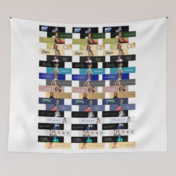 Item preview, Olivia Newton-John Album Tags 1970's 1980's Music designed and sold by popretrodisco.