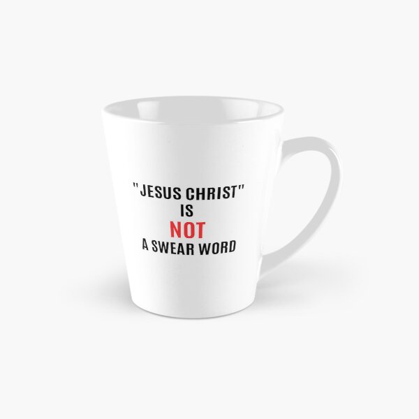 Item preview, Jesus Christ is not a swear word– Christian Faith Typography Design designed and sold by Believer's  Hub.