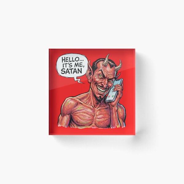 Item preview, Hotline to Hades • Satan on Line One designed and sold by graficsfx.