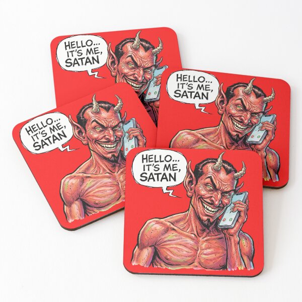 Item preview, Hotline to Hades • Satan on Line One designed and sold by graficsfx.