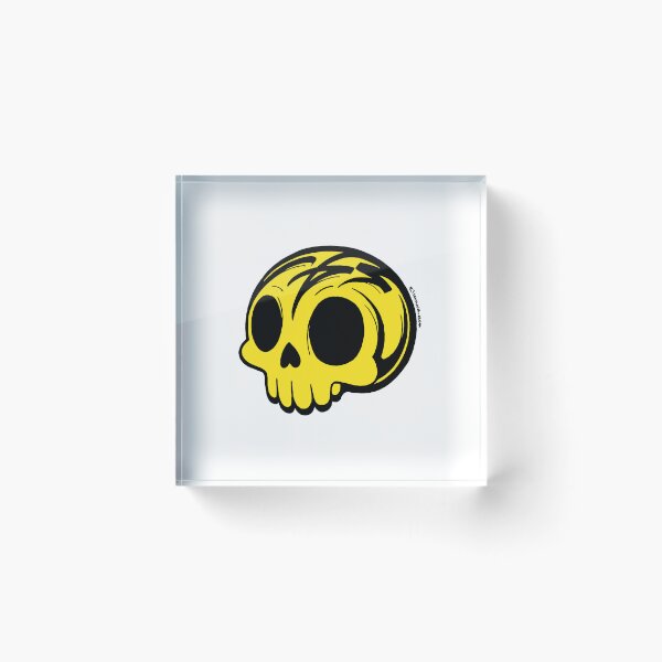 Item preview, Funny Anime Skull Modern Calligraphic ORNAMENT designed and sold by elmuna.