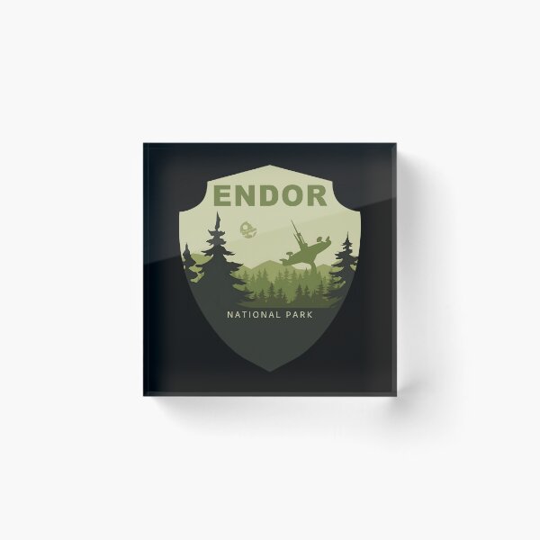 Item preview, Endor National Park: Home of the Ewoks designed and sold by FrontierCosmic.