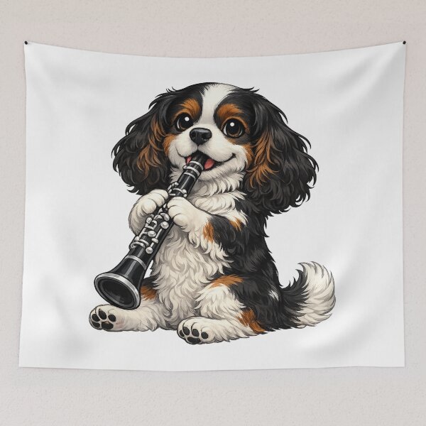 Item preview, Clarinet playing Tri Cavalier designed and sold by SpottyRainbow.