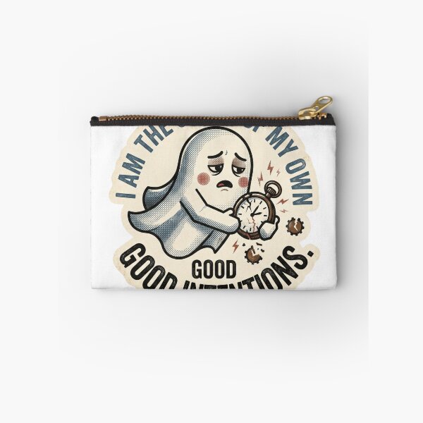 Item preview, Ghost Of My Own Good Intentions - Funny Retro Spooky Art designed and sold by 0Zetgest.