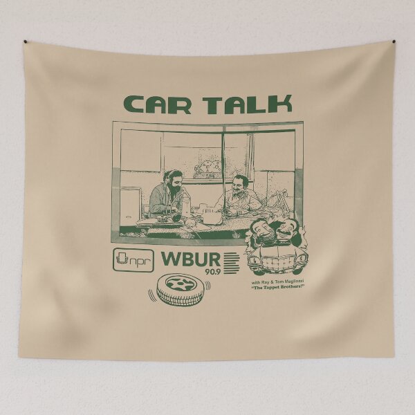 Item preview, Vintage Public Radio Automotive Graphic Shirt designed and sold by MichaelAdamArt.