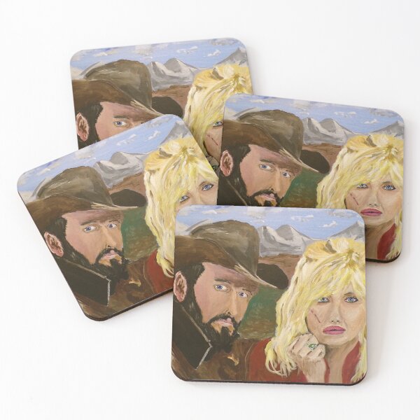 Item preview, Cowboy Couple designed and sold by SquaresArt.