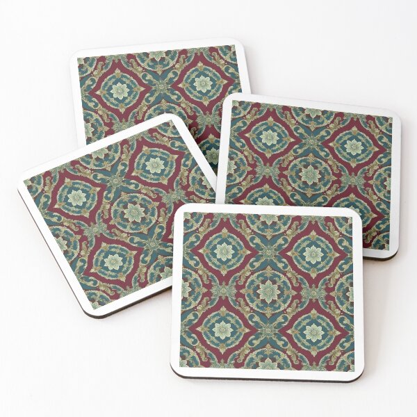 Item preview, Tapiz textil antiguo con diseño de estampado vintage. designed and sold by elenabdesigns.