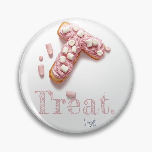 Item preview, Donut Alphabet Letter T - Treat Yourself - Funny Food Typography Description designed and sold by sabantha.