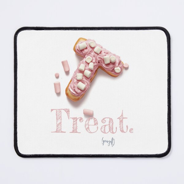 Item preview, Donut Alphabet Letter T - Treat Yourself - Funny Food Typography Description designed and sold by sabantha.