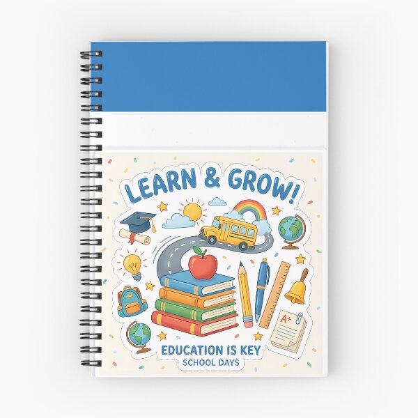 Item preview, Learn & Grow Education Is Key School Days Art designed and sold by Aureva Arts Shop.