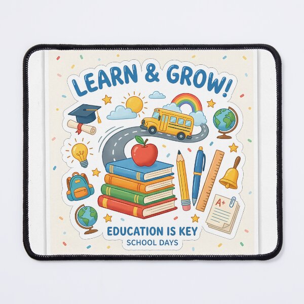 Item preview, Learn & Grow Education Is Key School Days Art designed and sold by Aureva Arts Shop.