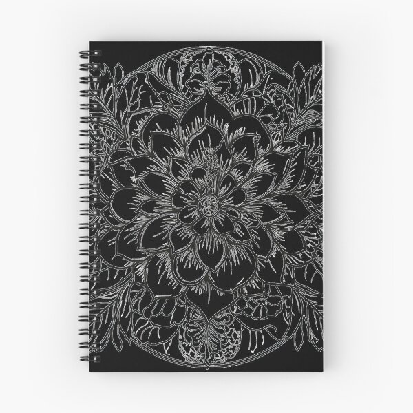 Item preview, Hibiscus Folk Embroidery Mandala Clipart Collection 14 designed and sold by PlayPlearnZone.