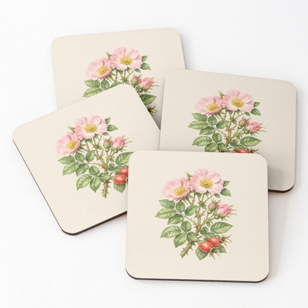 Item preview, Wild Rose Botanical Illustration – Vintage Rosa Canina Victorian Watercolor Art Print designed and sold by MagicMakerPh.