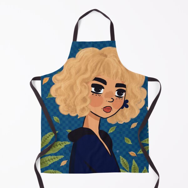 Item preview, Blonde Curly Hair Girl | Whimsical Nature Portrait designed and sold by anasequea.