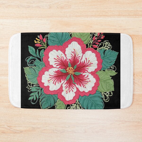 Item preview, Hibiscus Folk Embroidery Mandala Clipart Collection 18 designed and sold by PlayPlearnZone.