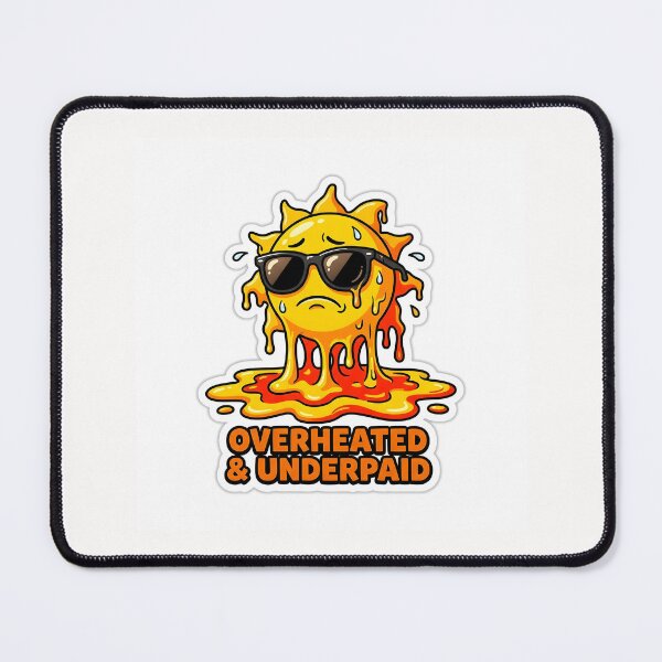 Item preview, Summer Vibe Is Overheated Funny Sun Burnout Stic designed and sold by yanejoy.