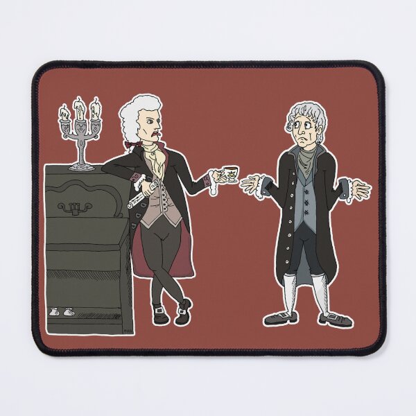Item preview, Funny Mozart and Salieri Classical Music Rivalry | Cute Composer Meme Sticker designed and sold by MyxaART.