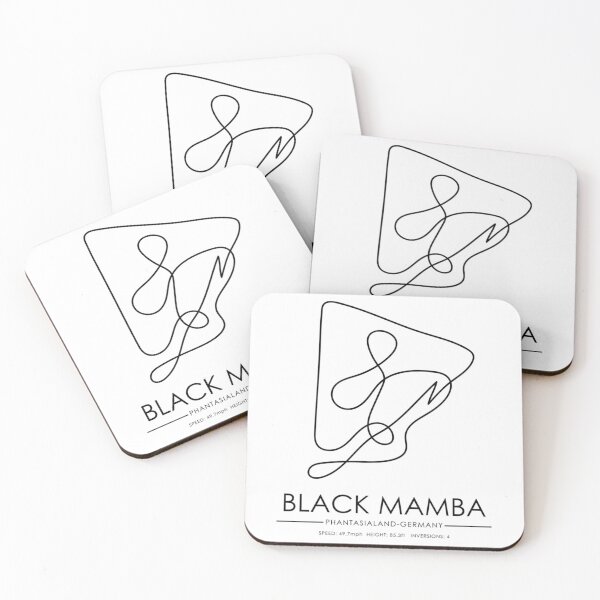 Item preview, Black Mamba Minimalistic Rollercoaster Layout designed and sold by flamesnejme.