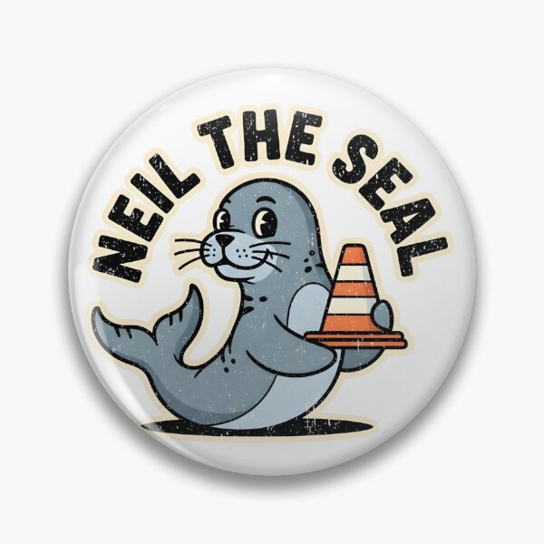Item preview, Neil The Seal Traffic Cone designed and sold by duduartwork.