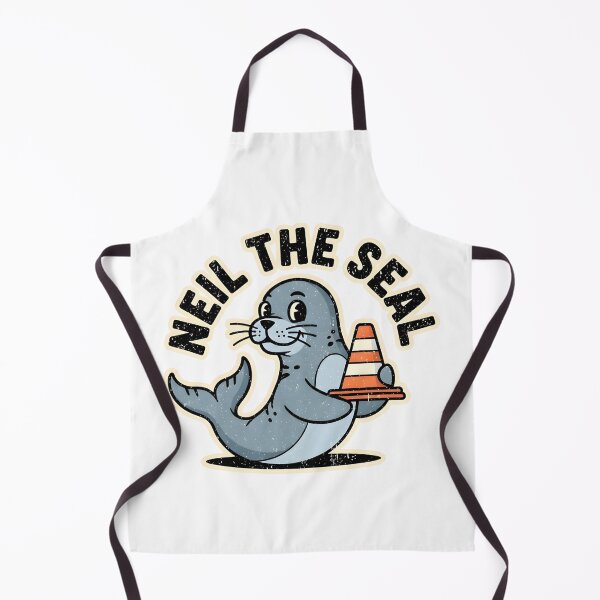 Item preview, Neil The Seal Traffic Cone designed and sold by duduartwork.