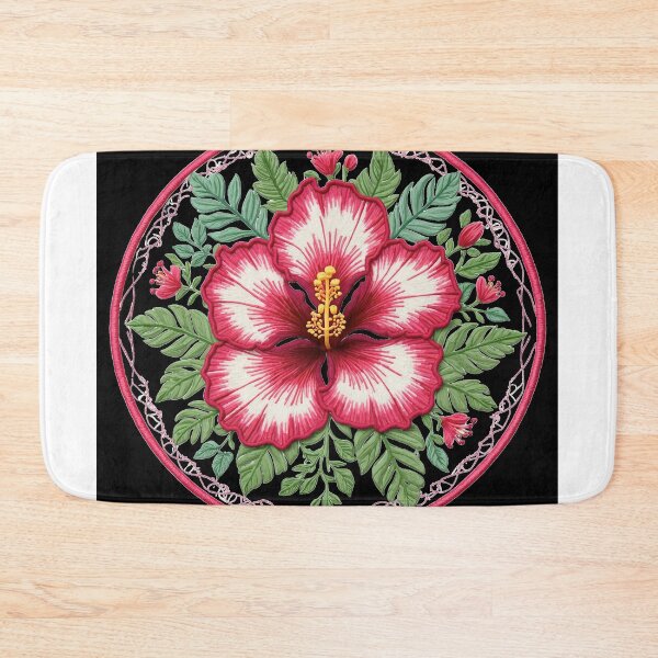 Item preview, Hibiscus Folk Embroidery Mandala Clipart Collection 20 designed and sold by PlayPlearnZone.