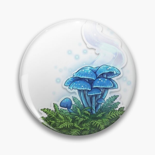 Item preview, Blue mushrooms – an original gift. designed and sold by Design-xxl.