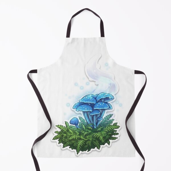 Item preview, Blue mushrooms – an original gift. designed and sold by Design-xxl.