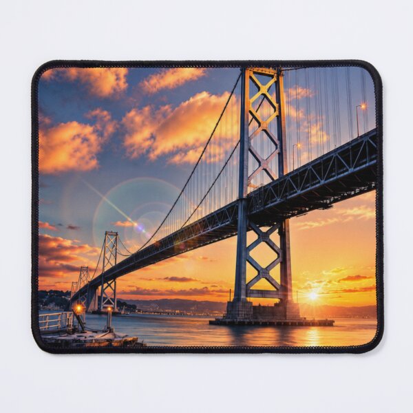 Item preview, Bay Bridge Sunset Glow | Dramatic San Francisco Waterfront designed and sold by Kimberly Palmer.