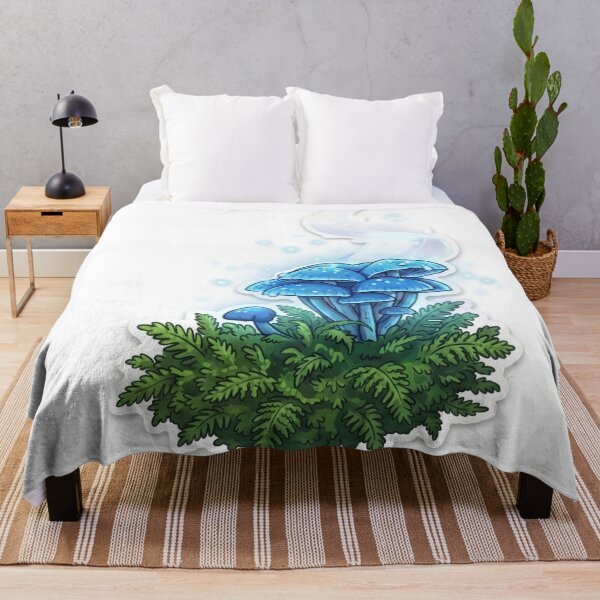 Item preview, Blue mushrooms – an original gift. designed and sold by Design-xxl.