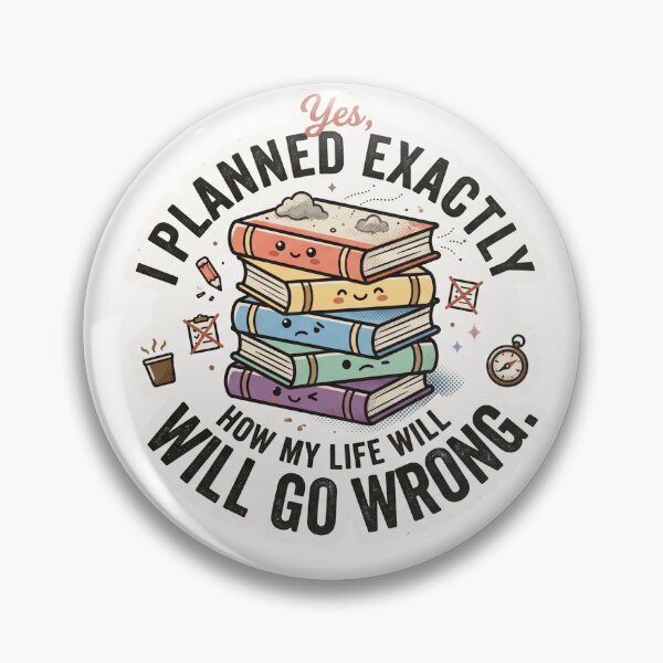 Item preview, Planned Exactly How My Life Will Go Wrong - Funny Book Art designed and sold by 0Zetgest.