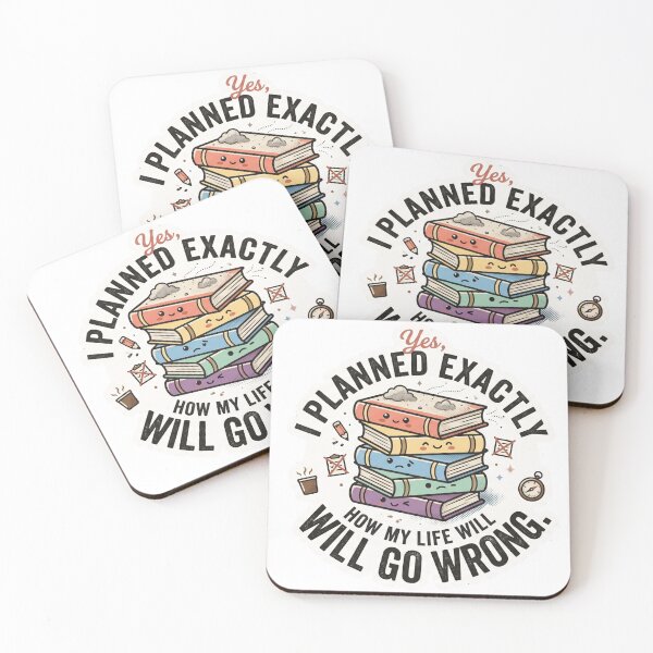 Item preview, Planned Exactly How My Life Will Go Wrong - Funny Book Art designed and sold by 0Zetgest.