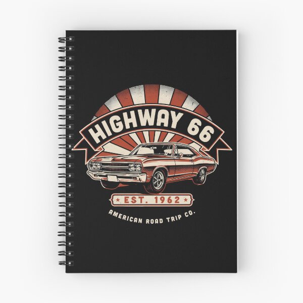 Item preview, Highway 66 American Road Car Retro designed and sold by velorea.