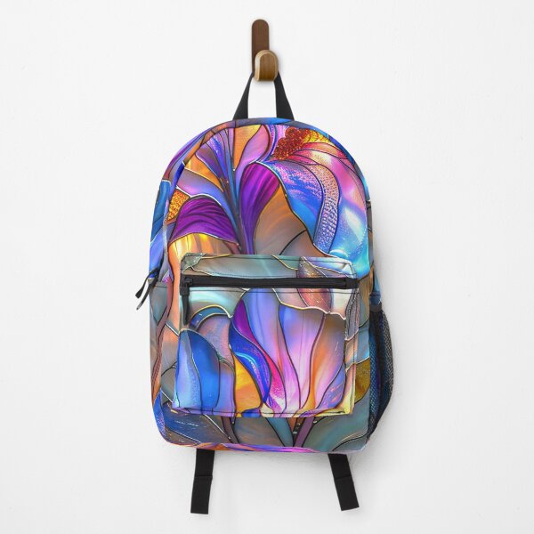 Item preview, Iris Stained Glass Floral Design designed and sold by MargaretWiktor.