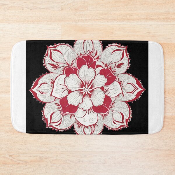 Item preview, Hibiscus Folk Embroidery Mandala Clipart Collection 5 designed and sold by PlayPlearnZone.