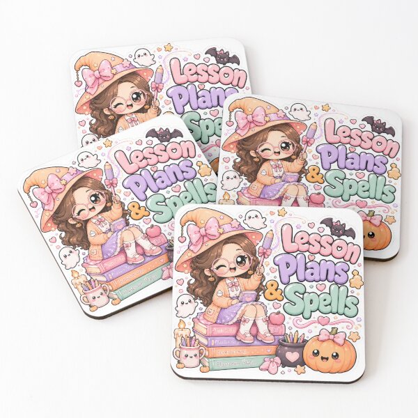 Item preview, Lesson Plans Spells Witch Teacher Classroom Cute Spooky Kawaii Halloween  designed and sold by TheHappyCatStudio.