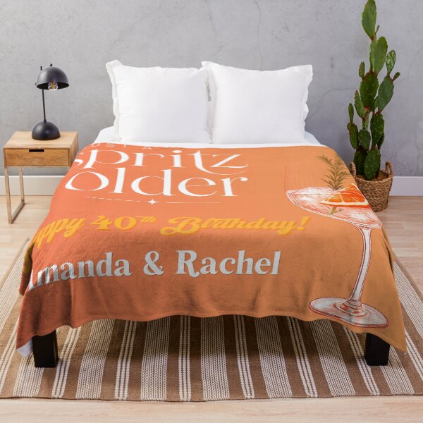 Item preview, Copy of 40th Birthday Tapestry 7 - just a spritz older designed and sold by taylorvinyls.