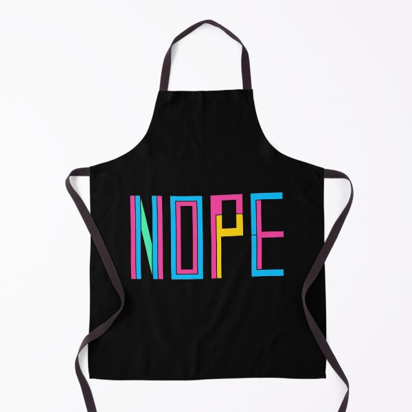Item preview, Colorful Nope Typography Funny Quote designed and sold by nimoxi.