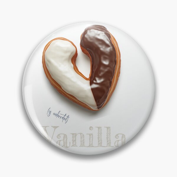 Item preview, Donut Alphabet Letter V - Vanilla - If Underrated - Funny Food Typography designed and sold by sabantha.