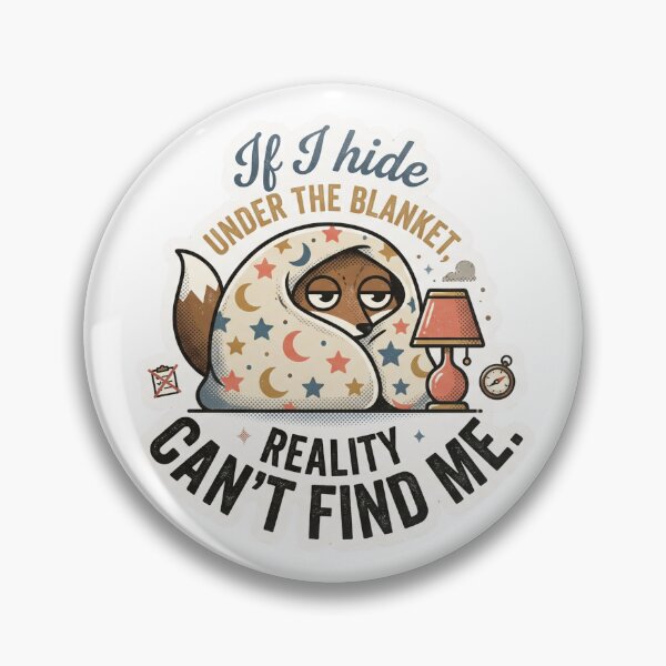 Item preview, Reality Can't Find Me - Funny Cozy Fox Retro Art designed and sold by 0Zetgest.