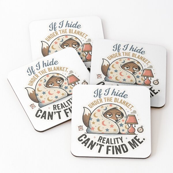 Item preview, Reality Can't Find Me - Funny Cozy Fox Retro Art designed and sold by 0Zetgest.