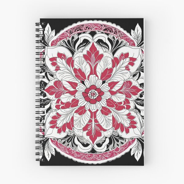 Item preview, Hibiscus Folk Embroidery Mandala Clipart Collection 15 designed and sold by PlayPlearnZone.