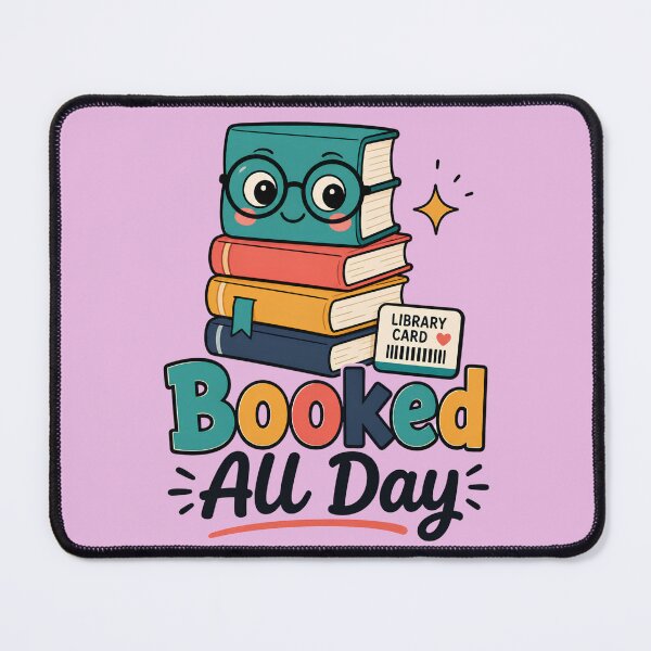 Item preview, Booked All Day Funny School Librarian Shirt designed and sold by Nawi32.