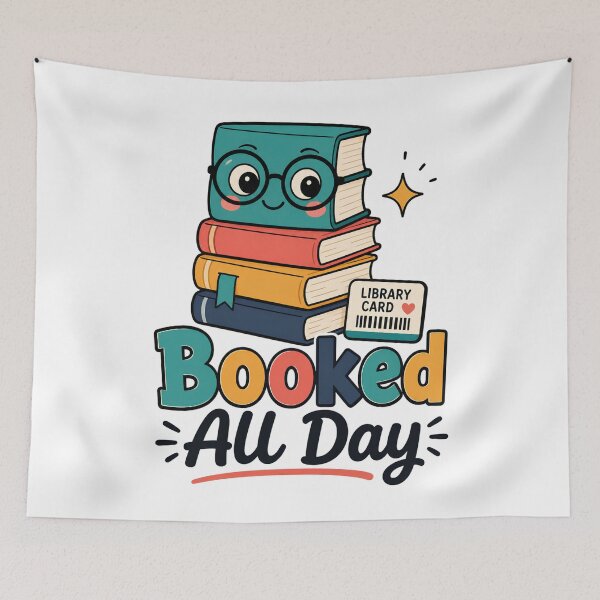 Item preview, Booked All Day Funny School Librarian Shirt designed and sold by Nawi32.
