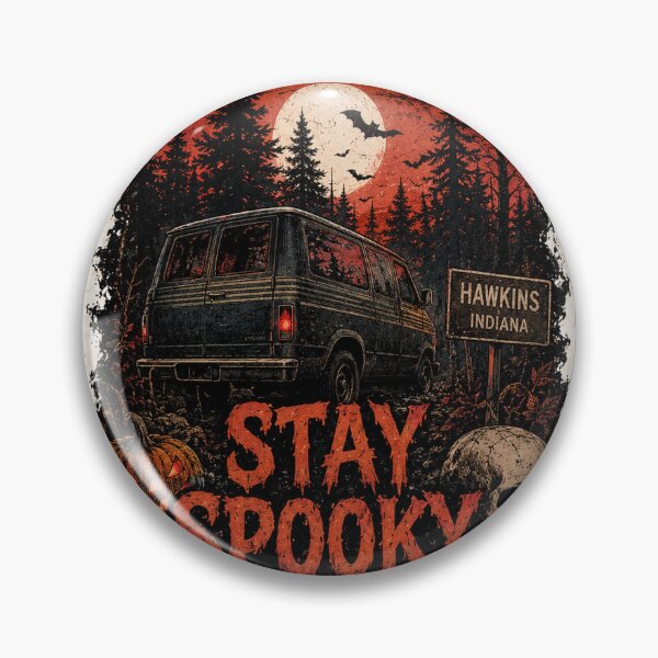Item preview, Halloween stay spooky stranger things fan art designed and sold by VoidBearer03.