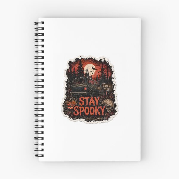 Item preview, Halloween stay spooky stranger things fan art designed and sold by VoidBearer03.