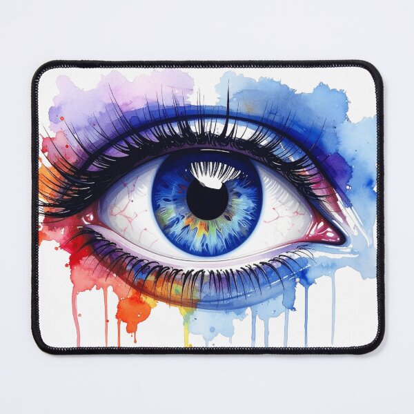 Item preview, Female eye translucent watercolors designed and sold by LiskoDesign.