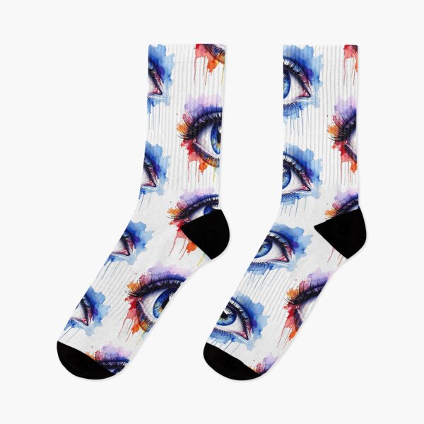 Item preview, Female eye translucent watercolors designed and sold by LiskoDesign.