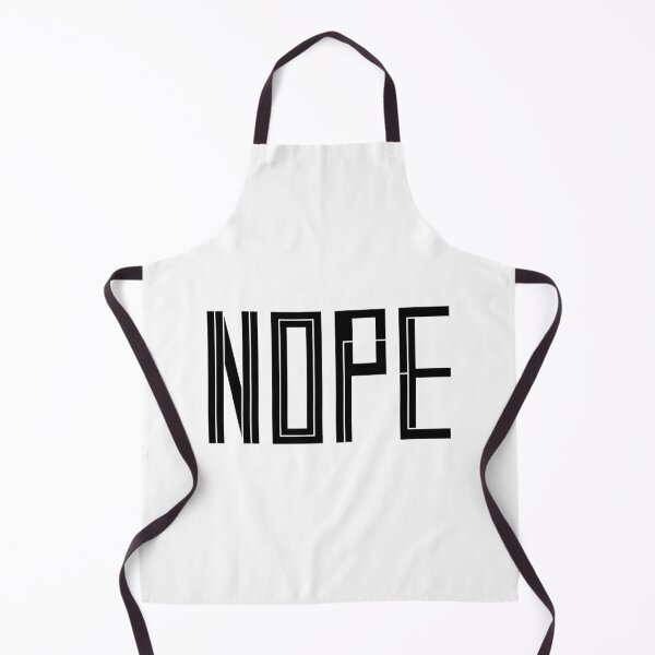 Item preview, Nope Black Typography Funny Quote designed and sold by nimoxi.